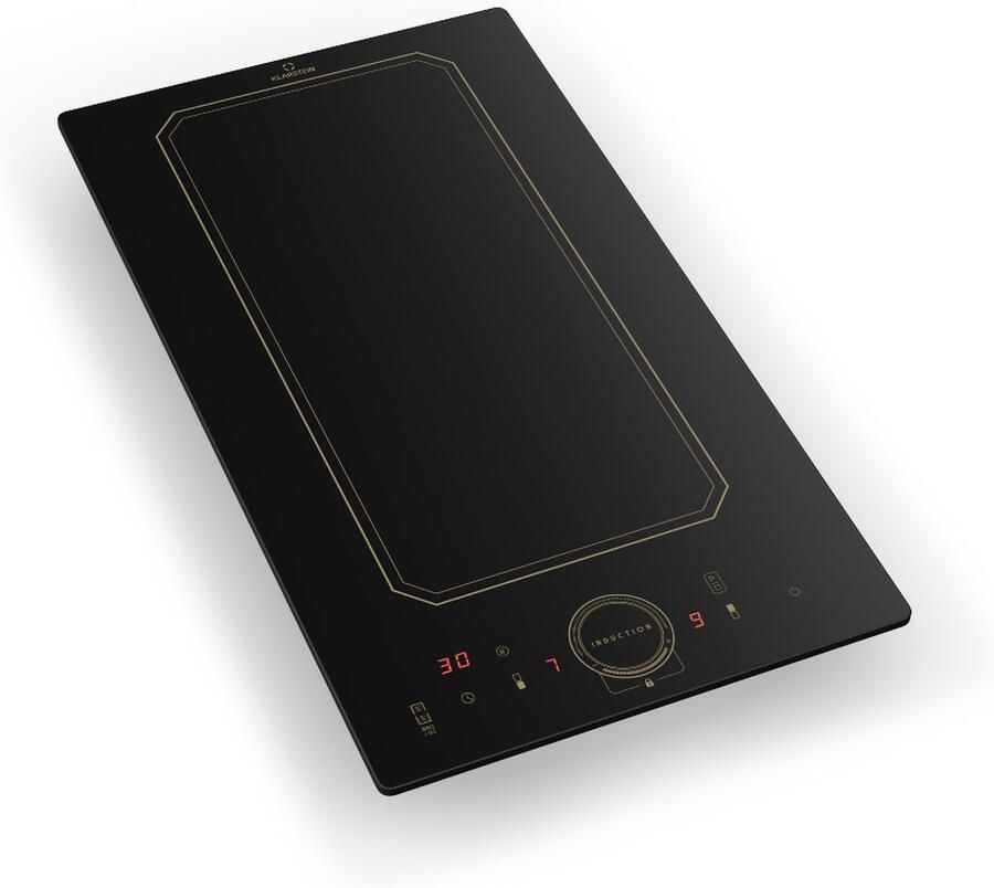 Klarstein Victoria Domino Inductiekookplaat Flexzone Technologie Zelfvoorzienend Inbouwkookplaat 29 Cm 2 Zones 3500 Watt Booster Temperatuuropslag Timer Glaskeramiek Energiezuinig VarioHeating Flexibel Zwart - Foto 11