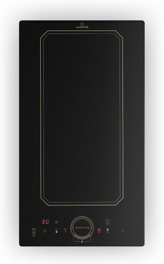 Klarstein Victoria Domino Inductiekookplaat Flexzone Technologie Zelfvoorzienend Inbouwkookplaat 29 Cm 2 Zones 3500 Watt Booster Temperatuuropslag Timer Glaskeramiek Energiezuinig VarioHeating Flexibel Zwart - Foto 13