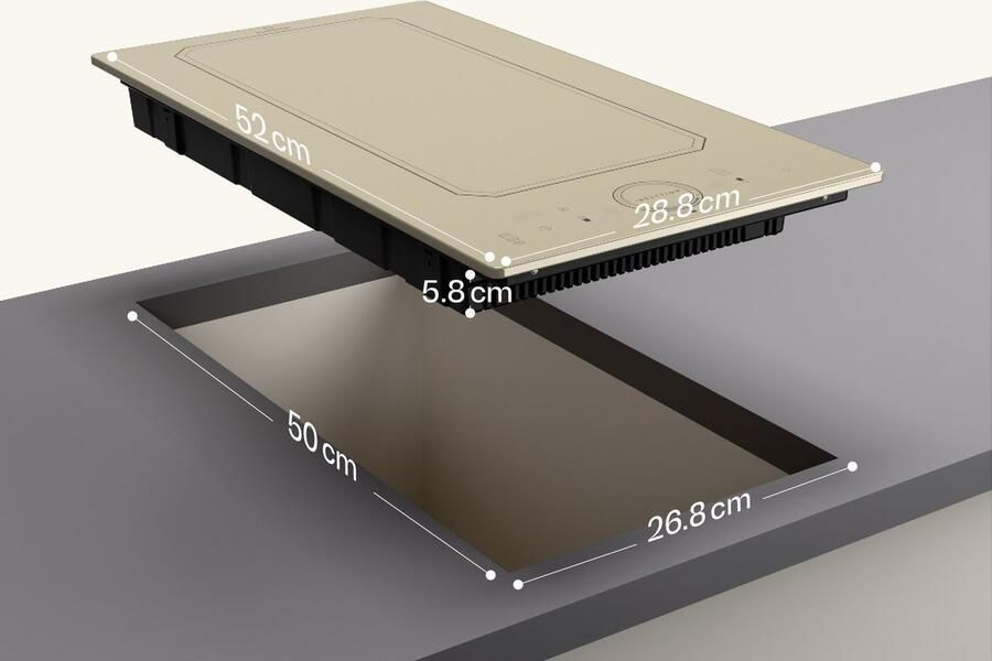 Klarstein Induktionskochfeld Glaskeramik Kochfeld Induktionskochfeld met 2 Platten Einbau Induktionskochfeld met Touch Display Digitalanzeige en Timer Funktion Schnelles Aufheizen 3500 W 240V – geschikt voor thuisfitness en sportschoolgebruik - Foto 14