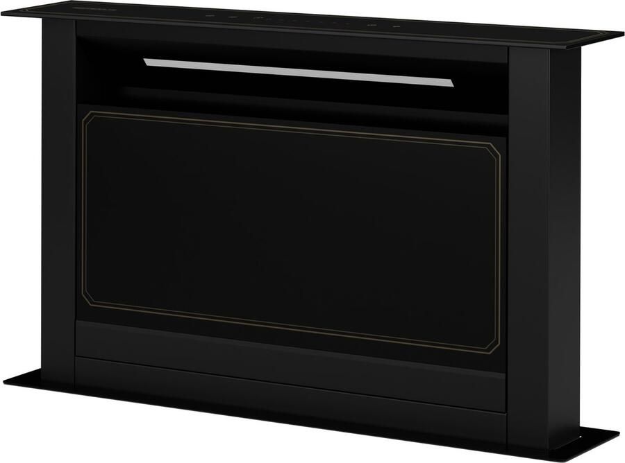 Klarstein Victoria Downdraft Cooker Hood A++ 713.8 m³ h Airflow 52 dB Touch screen Vaatwasmachinebestendig Filter LED-verlichting Zwart