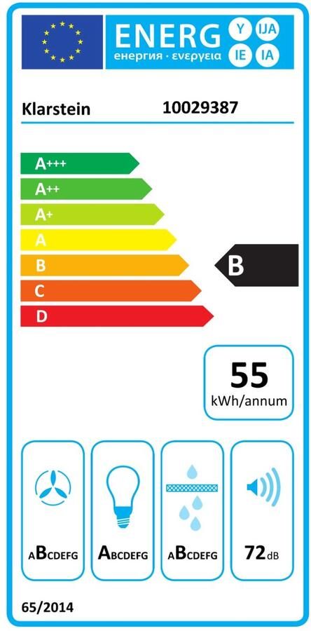 Klarstein Zelda Afzuigkap Edelstaal 60cm Wandmontage 620 M³ H Touch bediening Timer Zilver - Foto 3