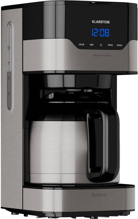 Klarstein Arabica koffiezetapparaat 900W EasyTouch Control zilver zwart