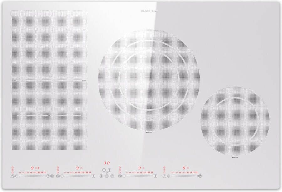 Klarstein Masterzone 77 Hybrid Inductiekookplaat Inbouw 4 Flexzones Thermoboost smart flex technology Max. 7200 Watt - Foto 2