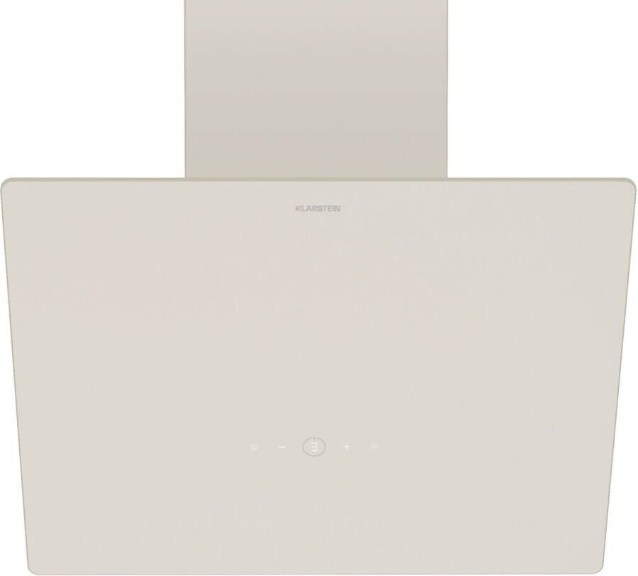 Klarstein MaxAir Afzuigkap Compacte 50cm Afzuigkap 300 m³ h Luchtstroom A++ Energie-efficiëntie Touch Control LED-verlichting Dubbele Ventilatie Vintage Cream
