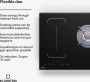 Klarstein Multichef 5 Inductie- en gaskookplaat 5 Kookzones 3 Gaspitten 2 Inductievelden Flexzone Zwart - Thumbnail 2