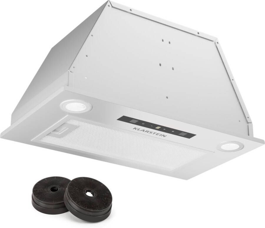 Klarstein Kookplaat afzuigkap afzuiging recirculatie-afzuigkap met Filter LED-verlichting Timer & Touch-bedieningspaneel inbouw-afzuigkap met 439 m³ h Luftstrom Effizienter rvs-Dunstabzug voor Keuken Kookveld Cooktop Hob