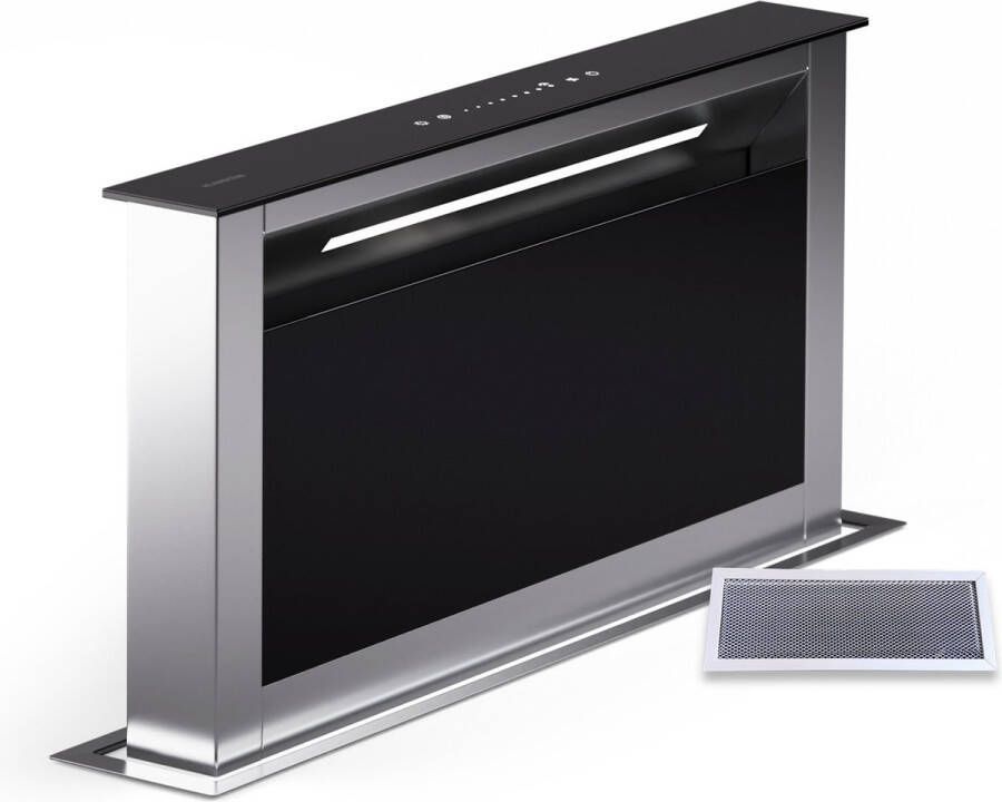 Klarstein Royal Flush Eco Slim 60 Downdraft Afzuigkap A