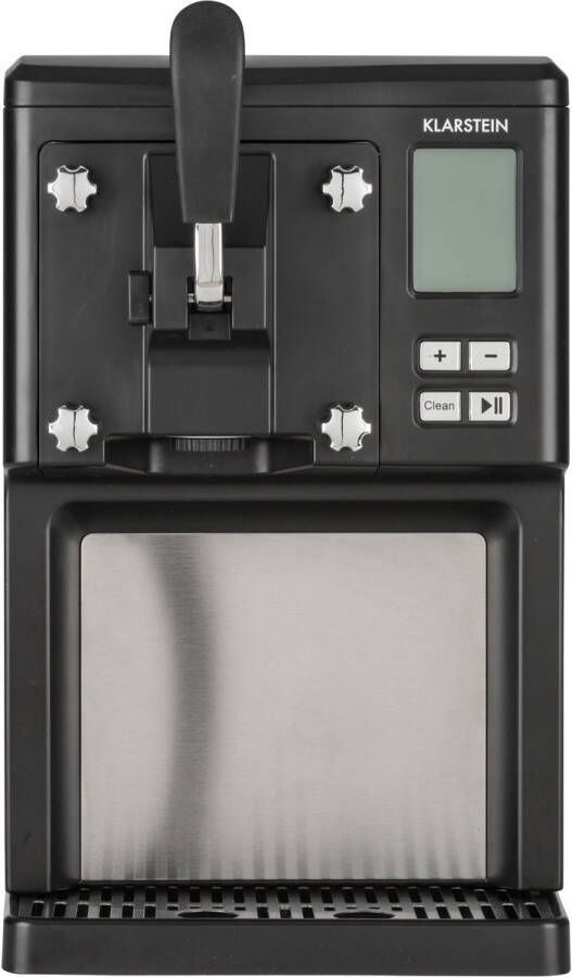 Klarstein Sweet Sundae ijsmachine compressor 1 5 liter rvs zwart