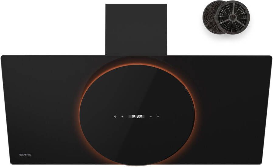 Klarstein Total Eclipse afzuigkap LED touch afvoerlucht recirculatie