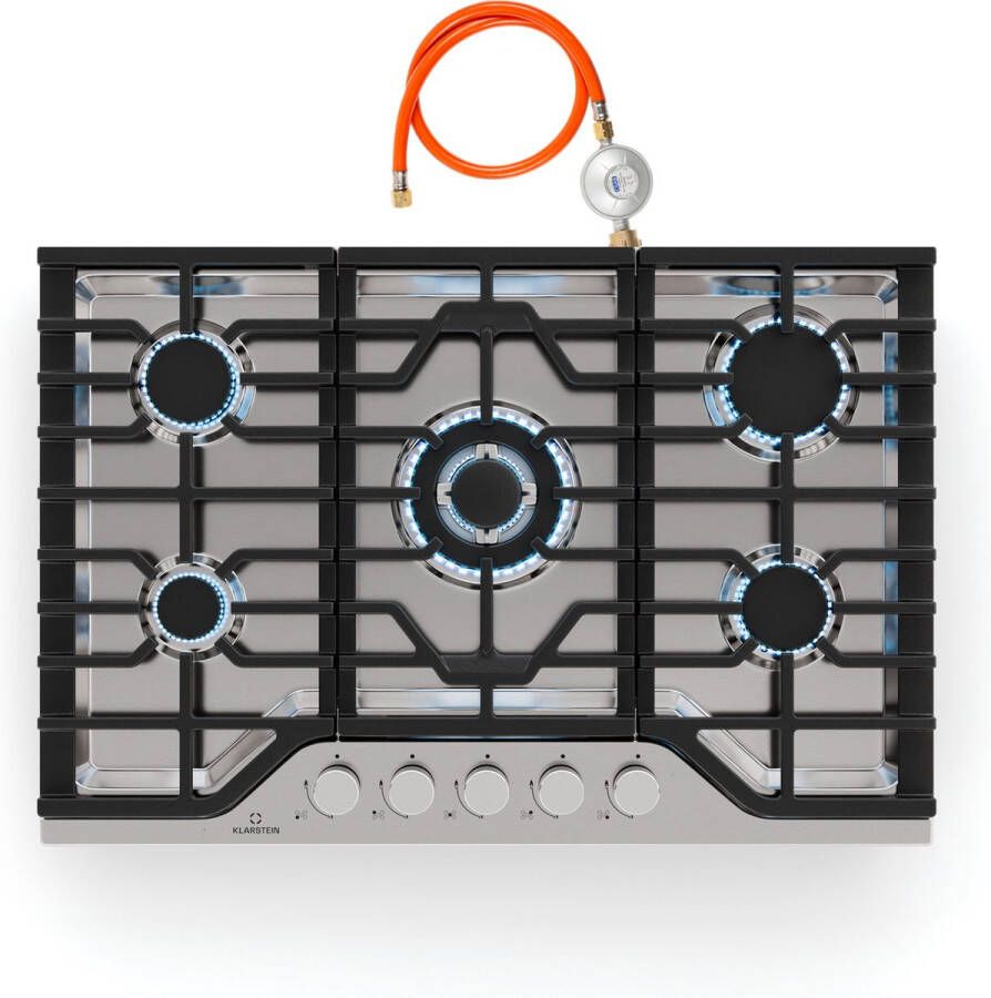 Klarstein Turbocast gaskookplaat gietijzeren houder wokbrander