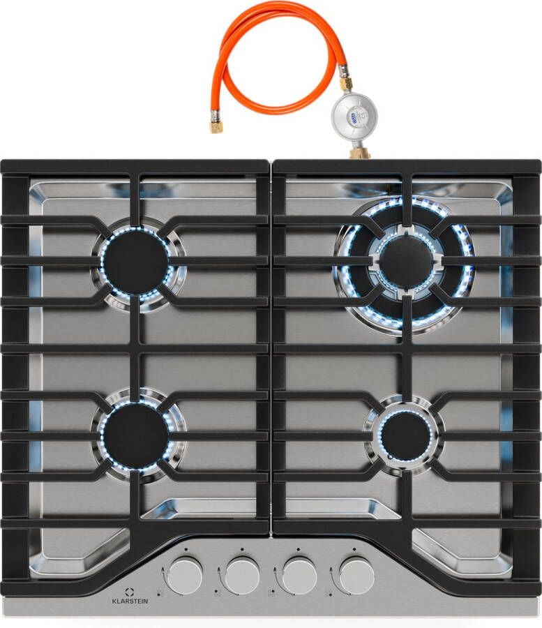 Klarstein Turbocast gaskookplaat gietijzeren houder wokbrander