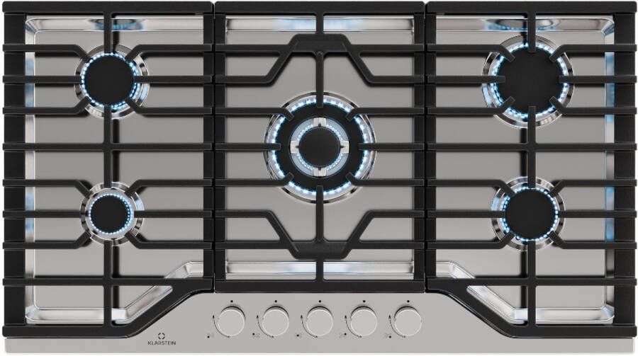 Klarstein Turbocast gaskookplaat gietijzeren houder wokbrander