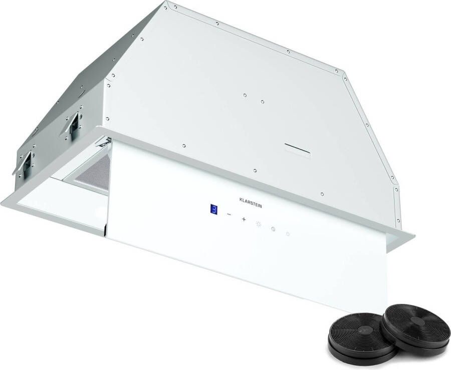 Klarstein Ventimate Afzuigkap 60 cm Touch Afvoer recirculatie Wit