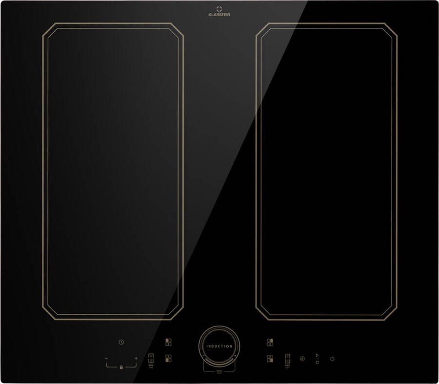 Klarstein Victoria 4 Flex Inductiekookplaat Flexzonetechniek Inbouwkookplaat 59 Cm 4 Zones 2 Flexvelden 7400 Watt Booster Temperatuuropslag Timer Glaskeramisch Oppervlak Energiezuinig Koken ThermaRecall Functie Zwart - Foto 3