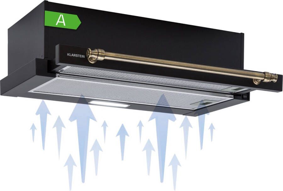 Klarstein Dunstabzugshaube Insel Abzugshaube Dunstabzug voor die Küche Starker 332m³ h Luftstrom Verstellbare Inselhaube Freihängend met Timer 2 Stufen Dunstabzugshaube met Aluminium Filter – geschikt voor thuisfitness en sportschoolgebruik du
