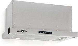 Klarstein Vinea onderbouw afzuigkap vlakscherm 60 cm zilver