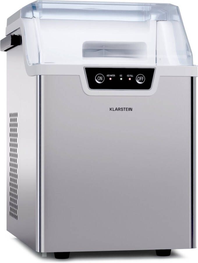Klarstein Wallberg Nugget Ice Maker ijsblokjesmachine Snelle modus Zilver - Foto 2