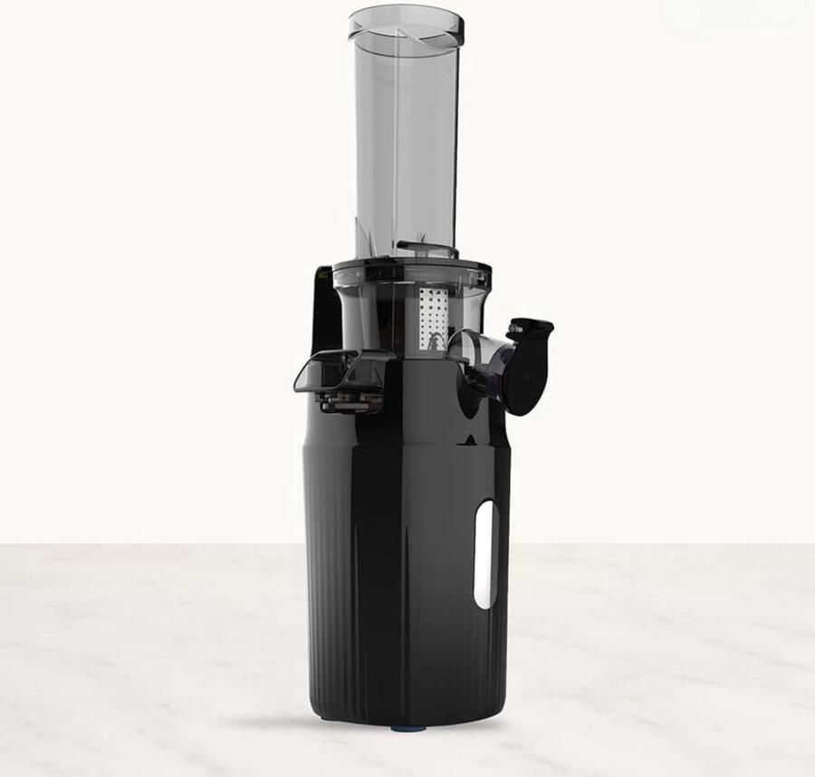 Klarven Sapcentrifuge Groentesnijder Citruspers 3 Snelheden 1 Druk op de Knop Geschikt voor Sinaasappels Citroenen en Grapefruits Zwart B 13 x D 14 x H 36 cm