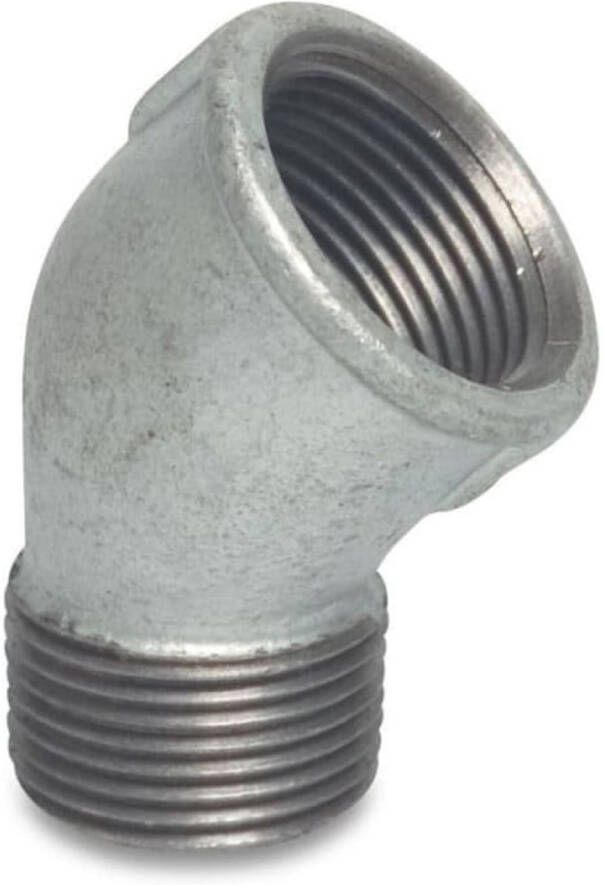 Klasebo 45° Draadfitting Tempergietijzer 3 4 inch