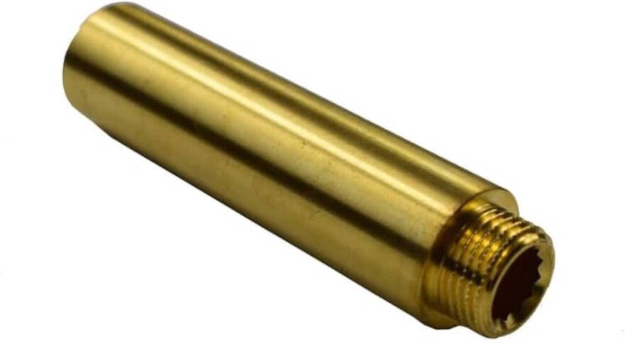 Klasebo Draadfitting Messing Kraanverlenging 1 2 AG x 1 2 IG 100 mm