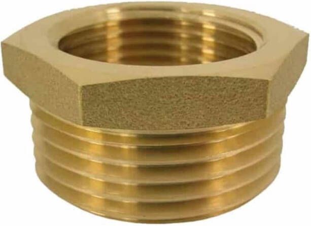 Klasebo Draadfitting Messing Reductiestuk 1 2 AG x 1 4 IG