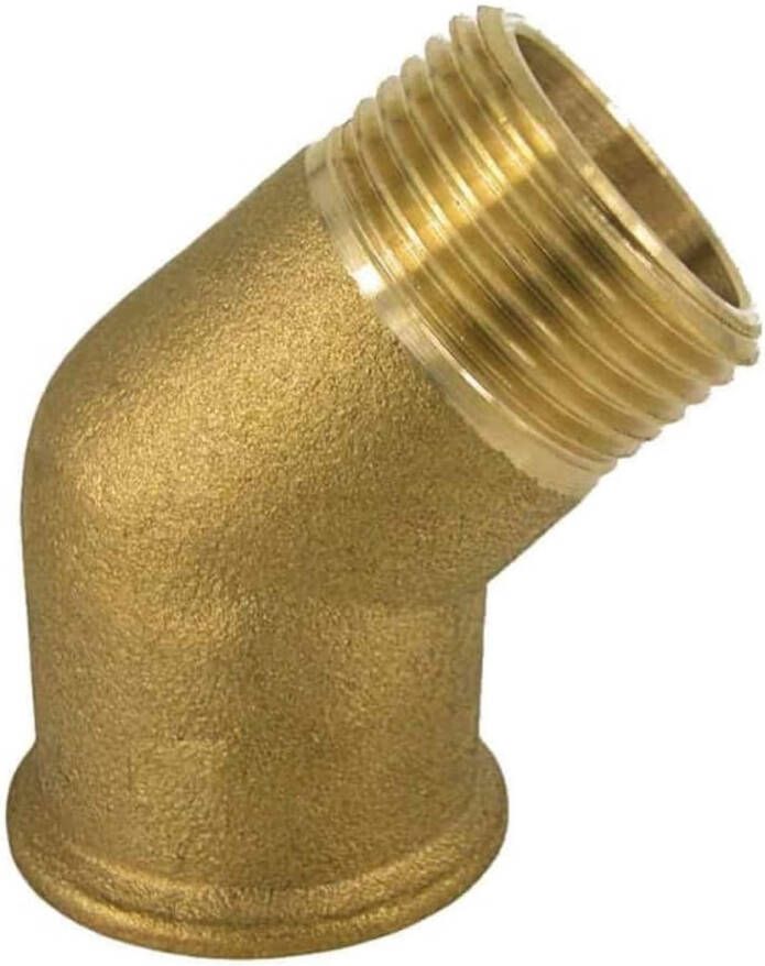 Klasebo Messing Hoekstuk 45 Graden 3 4 Inch Schroefdraad Fitting