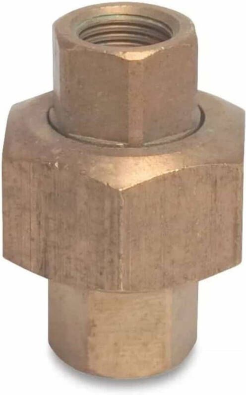 Klasebo Messing Koppeling 1 2 inch Gewindefitting Binnendraad x Binnendraad Conisch Dichtend