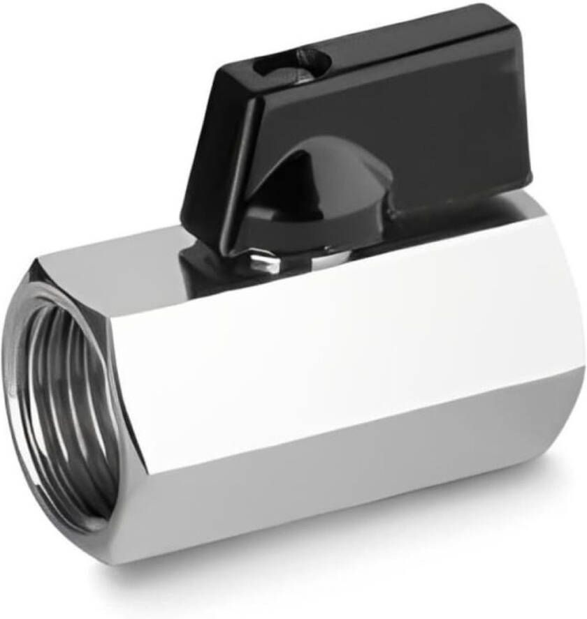 Klasebo Mini Kogelkraan Messing Verchroomd 1 2 Binnendraad