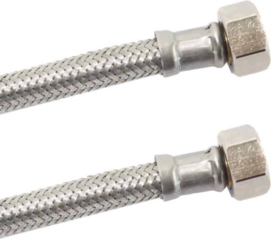 Klasebo Panzerschlauch RVS Flexibele Waterslang 3 8 1 2 DVGW