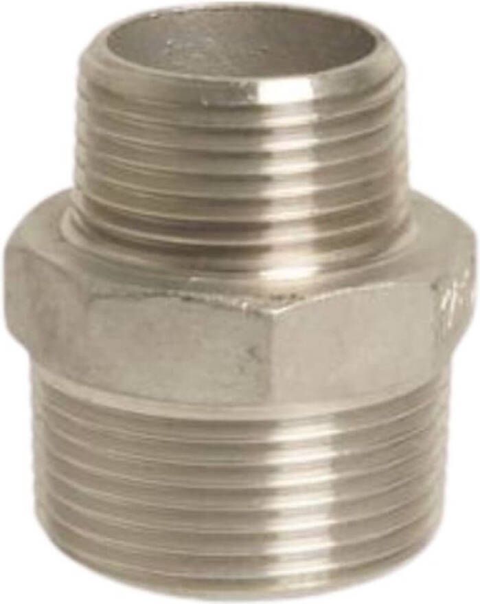 Klasebo RVS Verloopnippel 1 4 x 1 Draadfittingen RVS