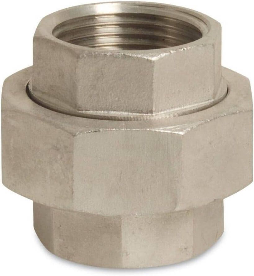 Klasebo RVS Verschraubing 2 Duim Schroefdraadfitting