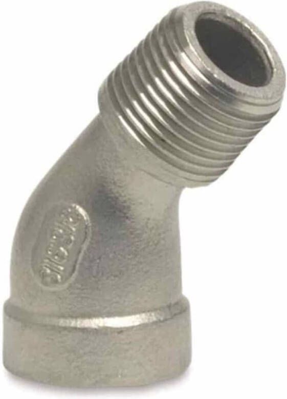 Klasebo RVS Winkel 45 graden 1 Draadfitting V4A