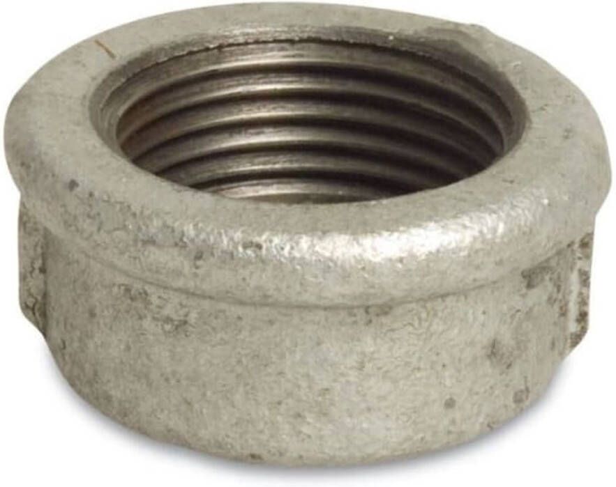 Klasebo Tempergiet fitting Draadfitting Tempergiet Kappe rond 1 4