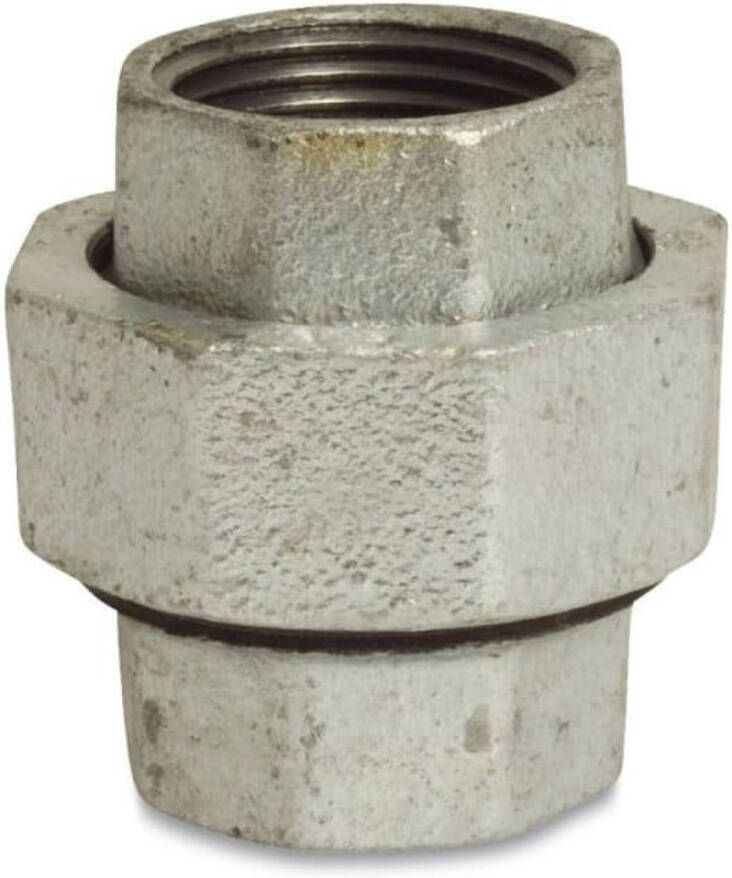 Klasebo Tempergietfitting 1 duims Verzinkte Schroefdraadfitting Konisch