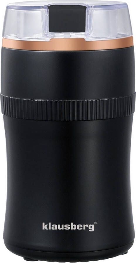 KLAUSBERG 7601 Elektrische koffiemolen zwart