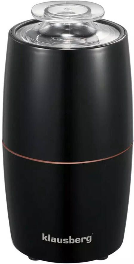 KLAUSBERG KB7602 Elektrische Koffiemolen RVS Koffiecontainer & Mes Instelbare Maalgraad Compact & Lichtgewicht