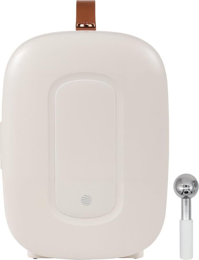 Knikker Cosmetics Knikker 4L Skincare Fridge Mini Koelkast voor Make-up en Drinken Koud- en warmstand Wit Inclusief Ice Globe - Foto 3