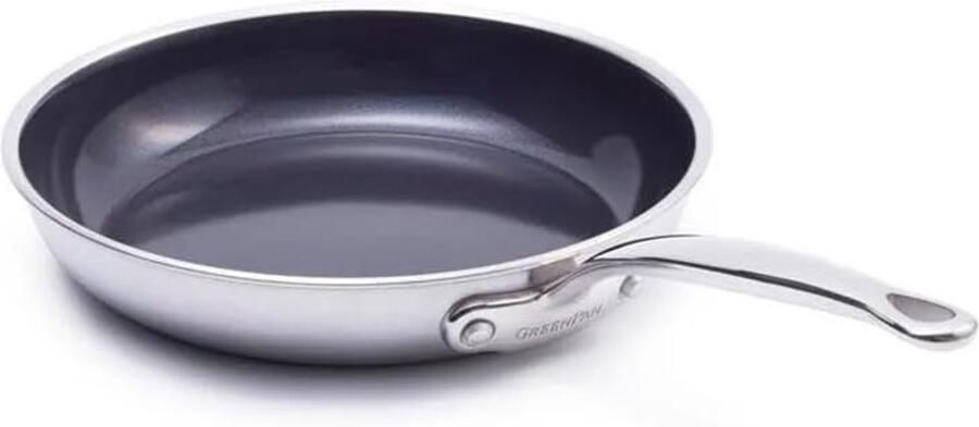 Koekenpan 28 cm Keramische antiaanbaklaag RVS 3 lagen