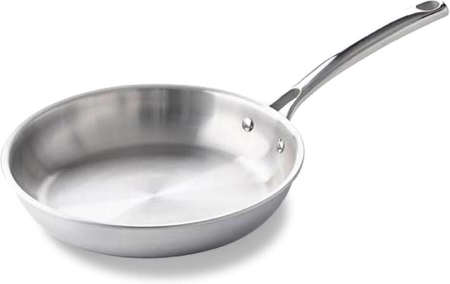 Koekenpan RVS 24 cm Tri-Ply Inductiegeschikt