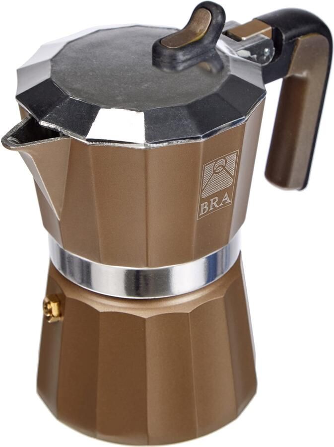 Koffiemachine aluminium 3 kopjes