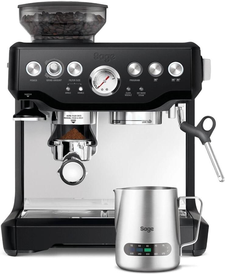 Koffiemachine met Maalfunctie en Melkopschuimer