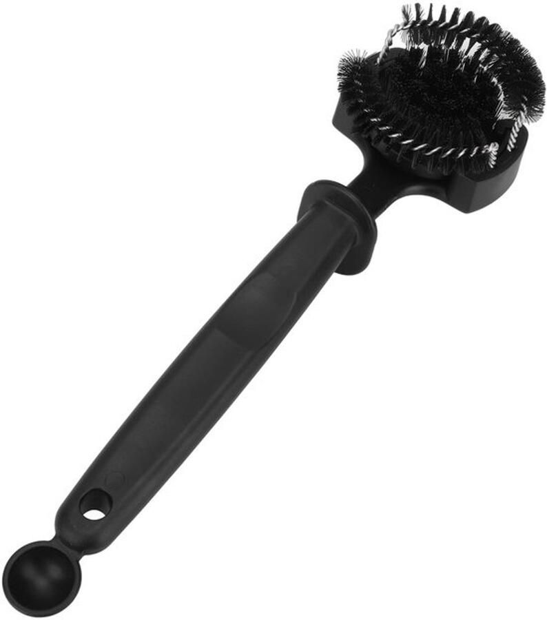 Koffiezetapparaat Borstel Koffiezetapparaat Borstel Met Lepel Tool Set Zwart Koffiezetapparaat Borstel voor Espressomachine Groepskop (51 mm)