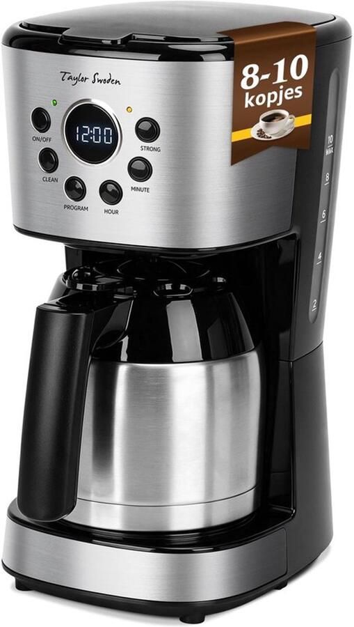 Koffiezetapparaat met Thermoskan Programmeerbaar 10 Kopjes