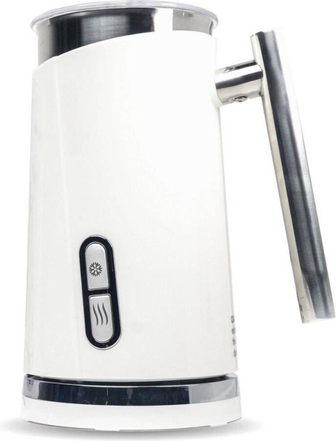 KoopKrachtig Elektrische Melkopschuimer 4-in-1 – Melkschuimer voor Warme & Koude Melk – Cappuccino Latte & Macchiato – RVS Melkopschuimer – Automatische Opschuimer – Stil & Snel