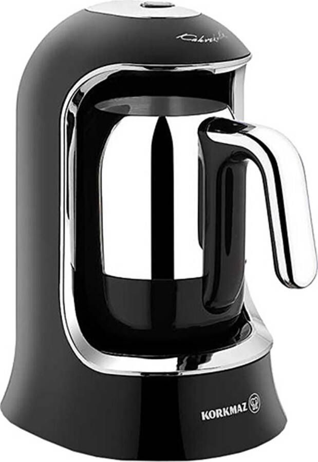 Korkmaz A86007 Turkse Koffiezetapparaat Turkse Koffiemachine roestvrijstaal automatisch 4 kopjes ergonomisch