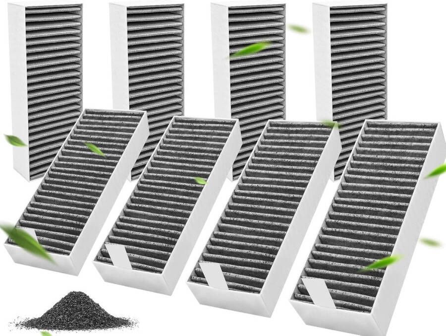 Kraftverdia Actieve koolstoffilters voor afzuigkappen geschikt voor Siemens HZ9VRCR0 17004796 Bosch HEZ9VRUD0 17004811 Neff Z821VR0 17004806 Gaggenau CA282111 Constructa CCZ9VRCRCR0 170066 Vervangend filter voor schone luchtrecirculatie