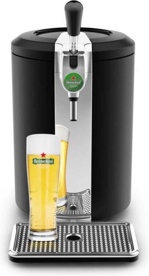 Krups Beertender VB450E10 Compacte tapautomaat geschikt voor 5 liter fust Perfecte temperatuur Vers en sprankelend bier