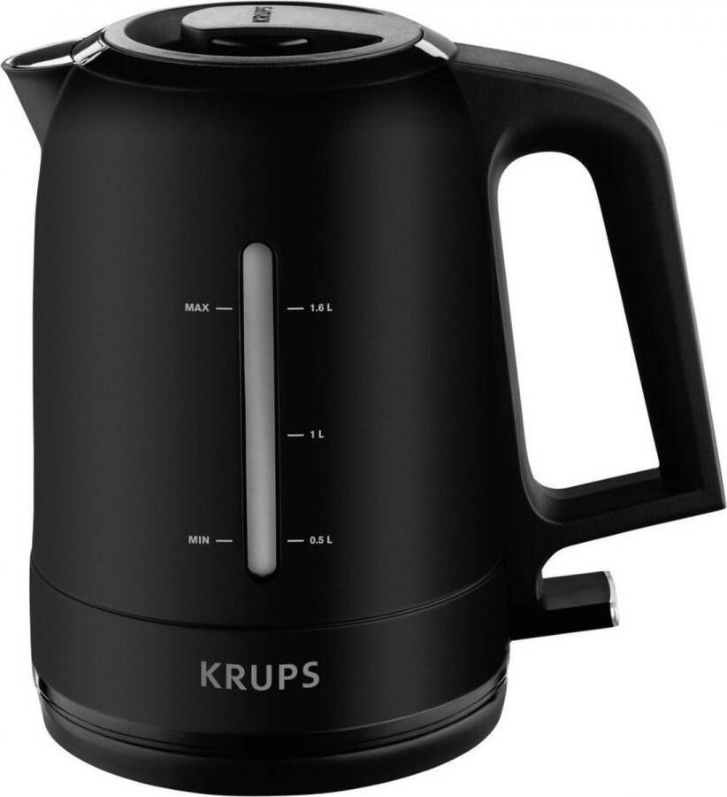 Krups Waterkoker BW2448 Pro Aroma 1 6 l Verlichte aan-uitschakelaar zwart - Foto 1