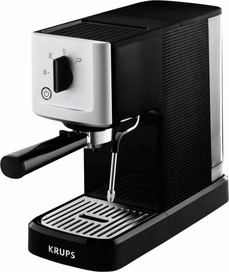Krups Espressomachine Calvi Steam & Pump XP3440 Edelstaal 1 L waterreservoir zeer compact snelle opwarming - Foto 2
