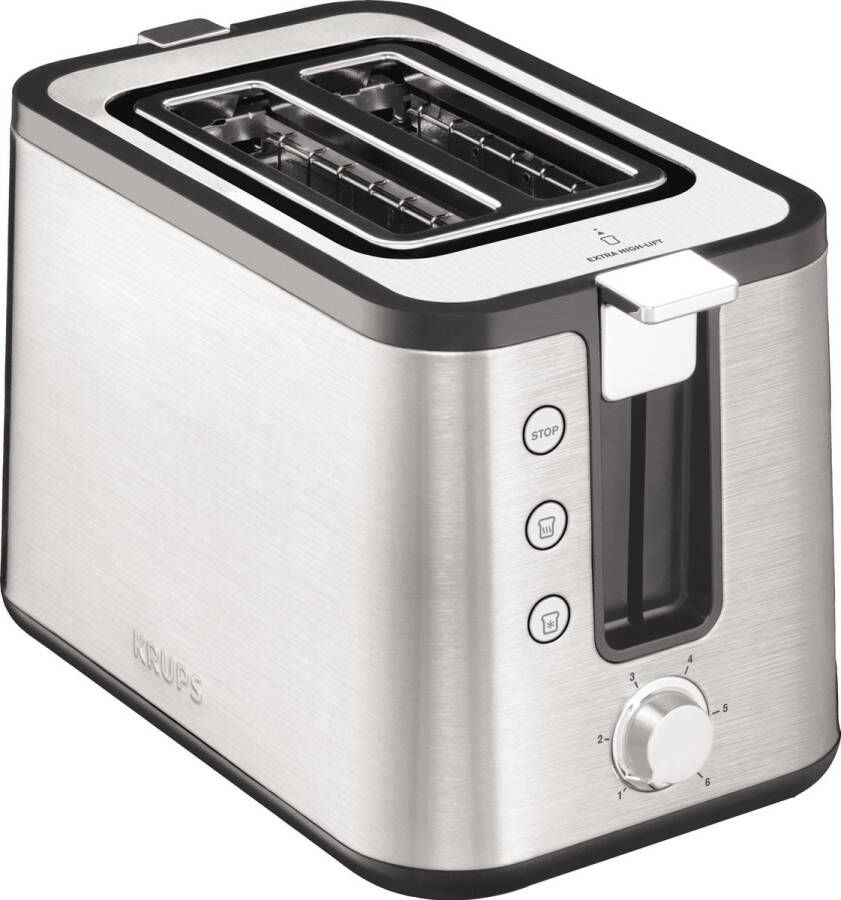 Krups Toaster KH442D Control Line 6 niveaus extra functies liftfunctie kruimellade - Foto 3